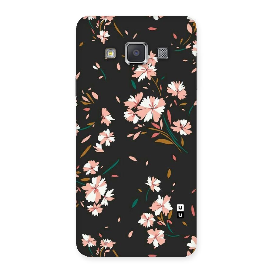 Floral Petals Peach Back Case for Galaxy A3