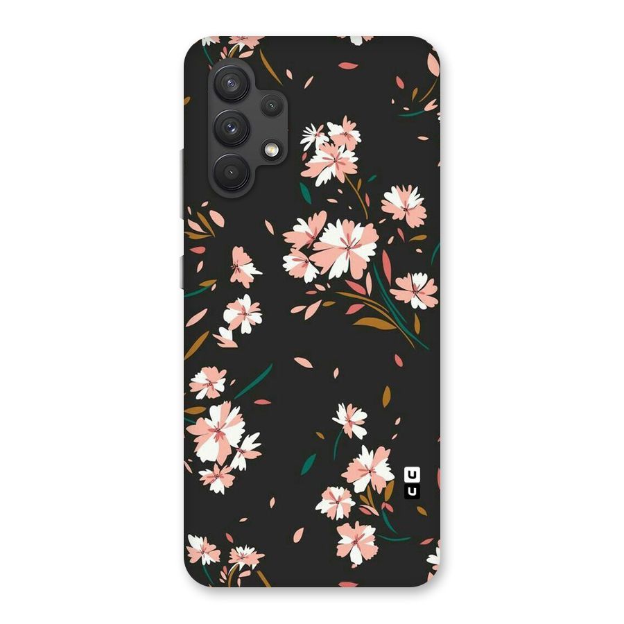 Floral Petals Peach Back Case for Galaxy A32