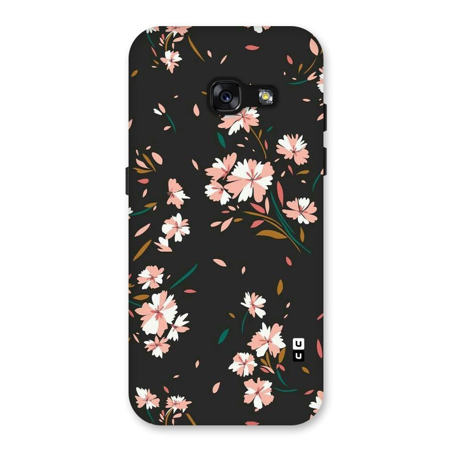Floral Petals Peach Back Case for Galaxy A3 (2017)