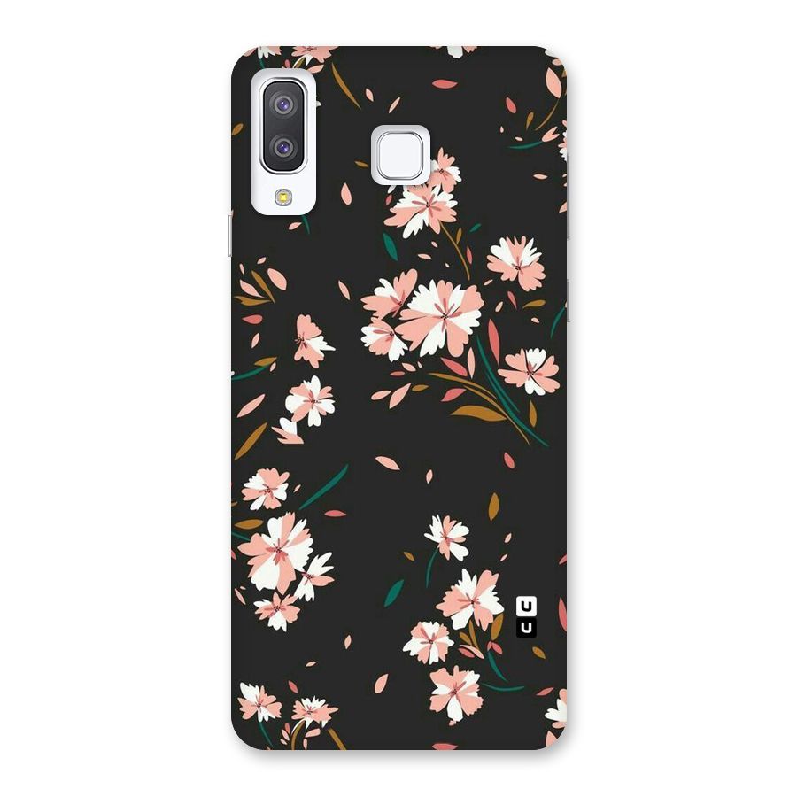 Floral Petals Peach Back Case for Galaxy A8 Star