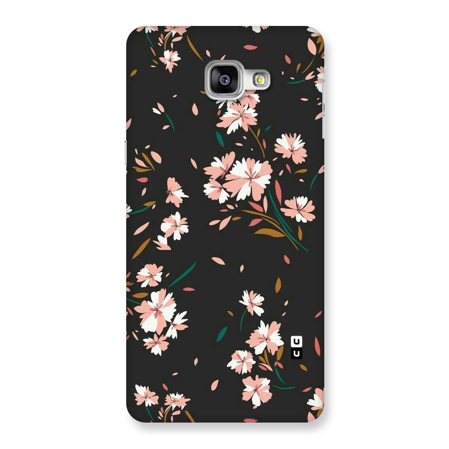 Floral Petals Peach Back Case for Galaxy A9