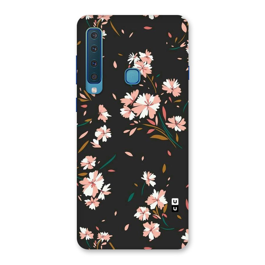 Floral Petals Peach Back Case for Galaxy A9 (2018)