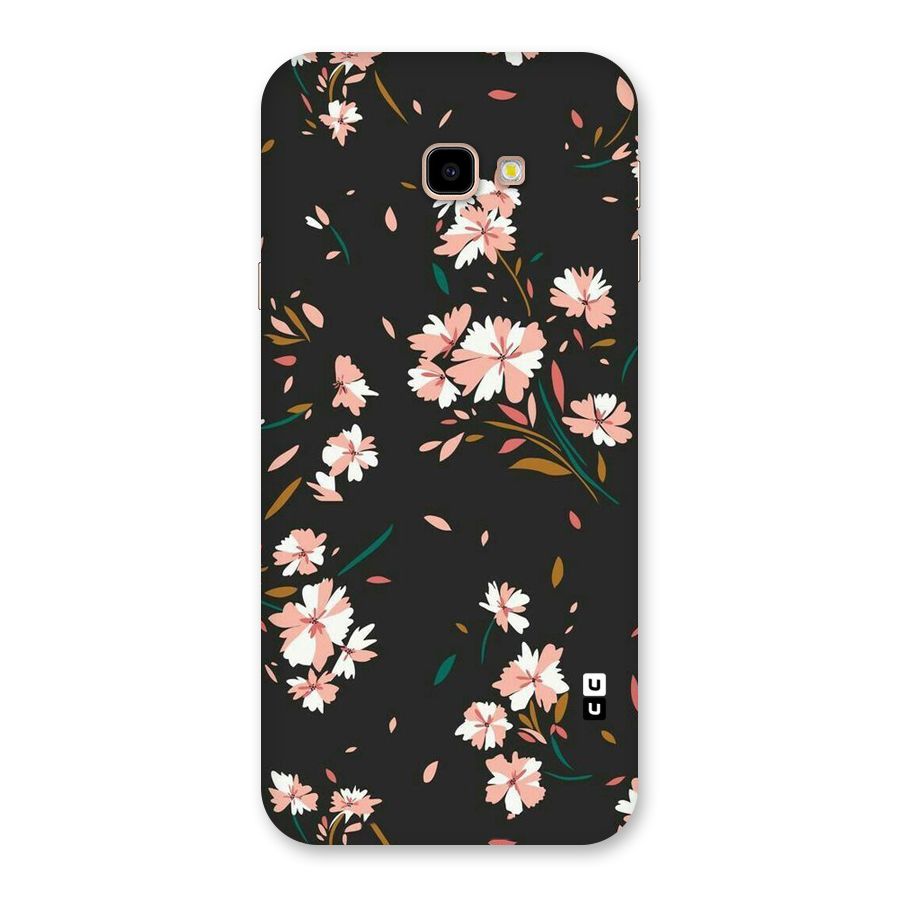 Floral Petals Peach Back Case for Galaxy J4 Plus