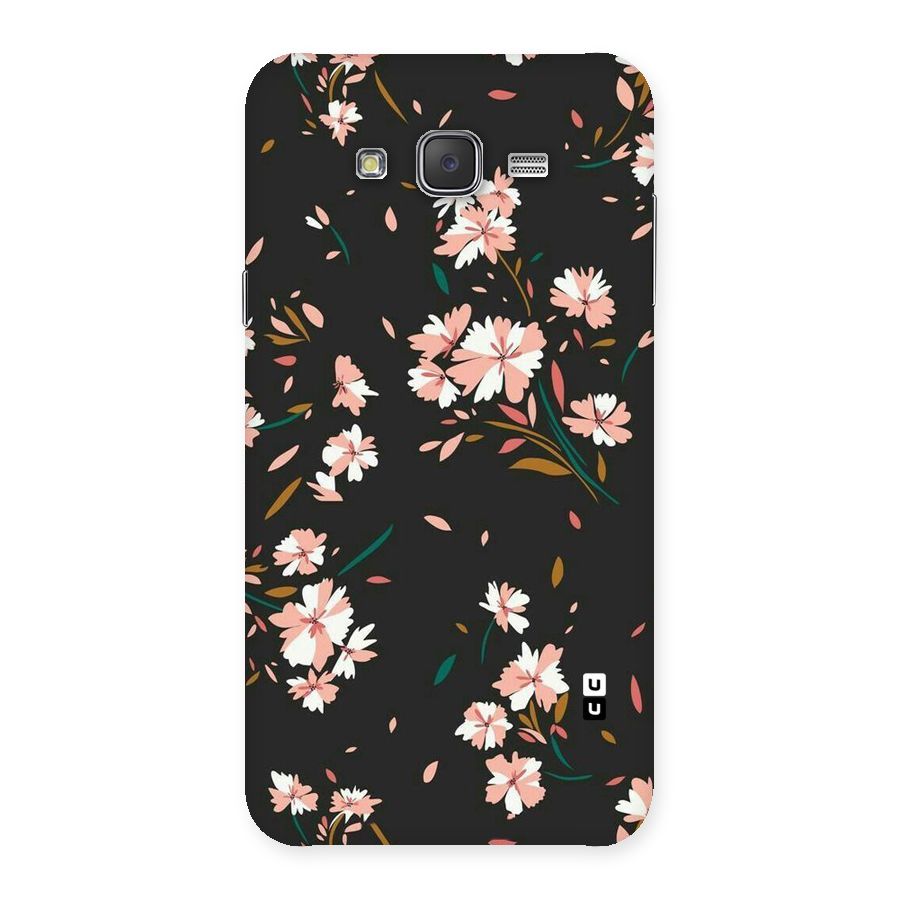 Floral Petals Peach Back Case for Galaxy J7