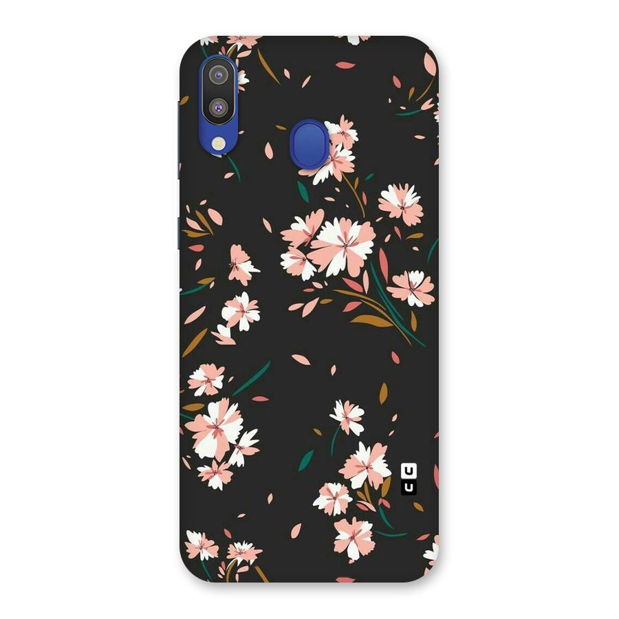 Floral Petals Peach Back Case for Galaxy M20