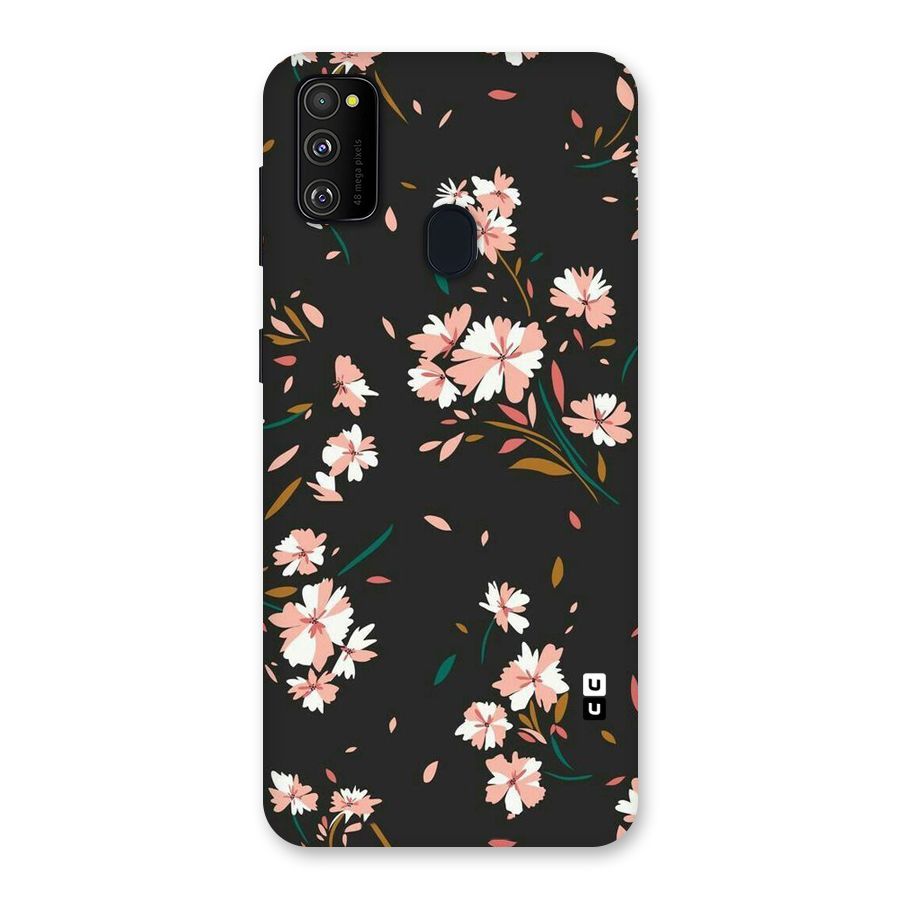 Floral Petals Peach Back Case for Galaxy M30s