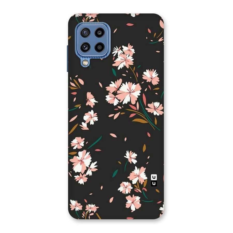 Floral Petals Peach Back Case for Galaxy M32