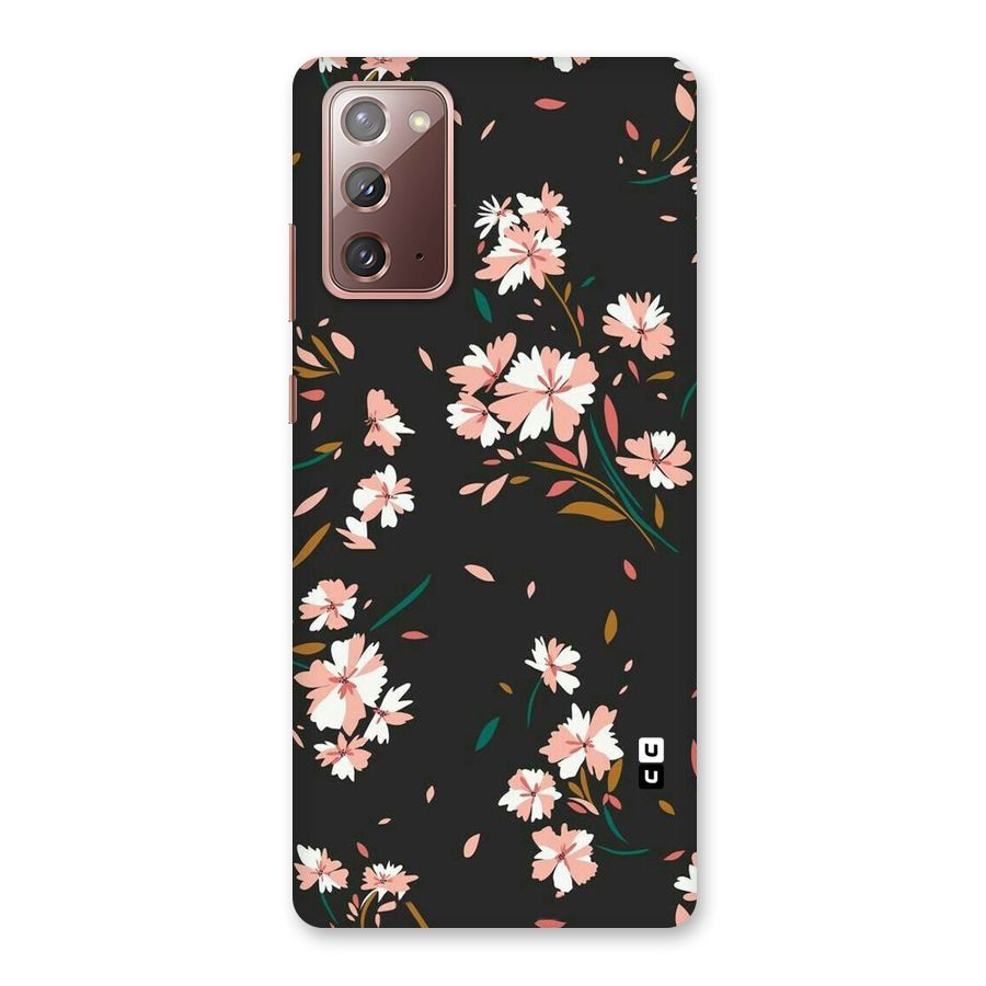 Floral Petals Peach Back Case for Galaxy Note 20
