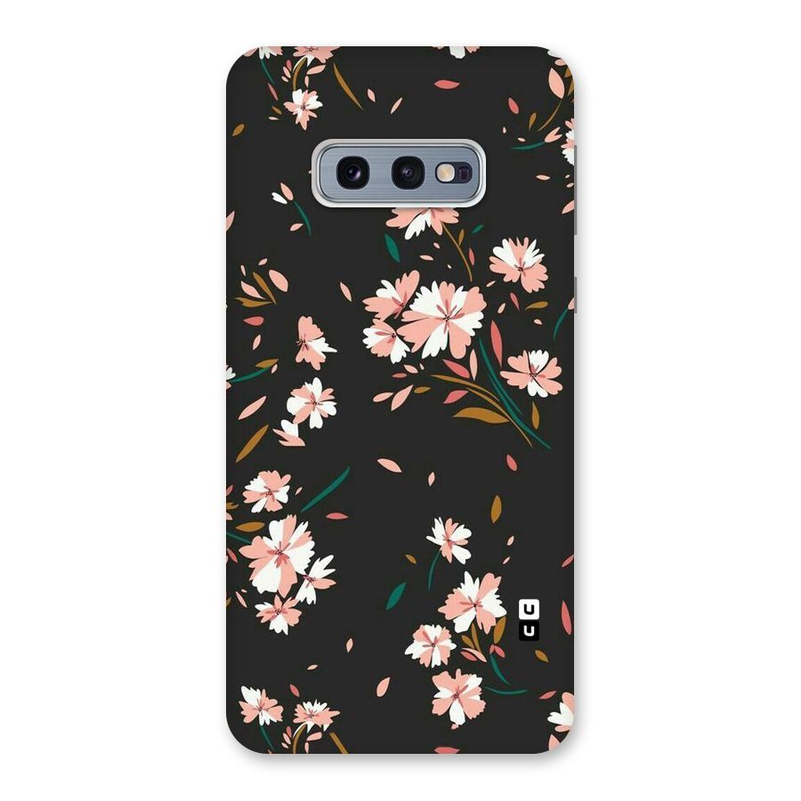 Floral Petals Peach Back Case for Galaxy S10e
