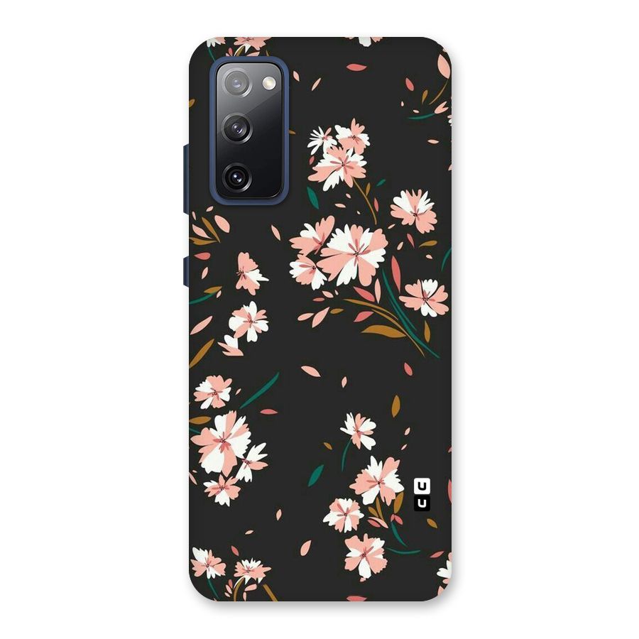 Floral Petals Peach Back Case for Galaxy S20 FE