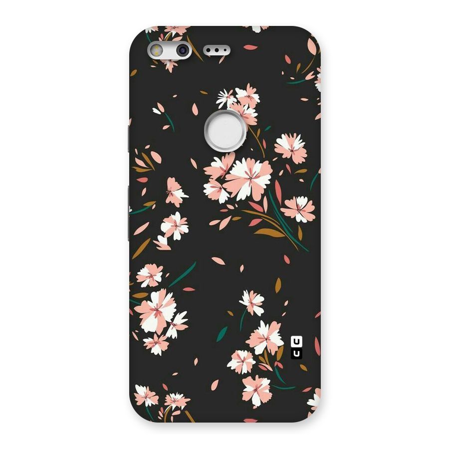 Floral Petals Peach Back Case for Google Pixel