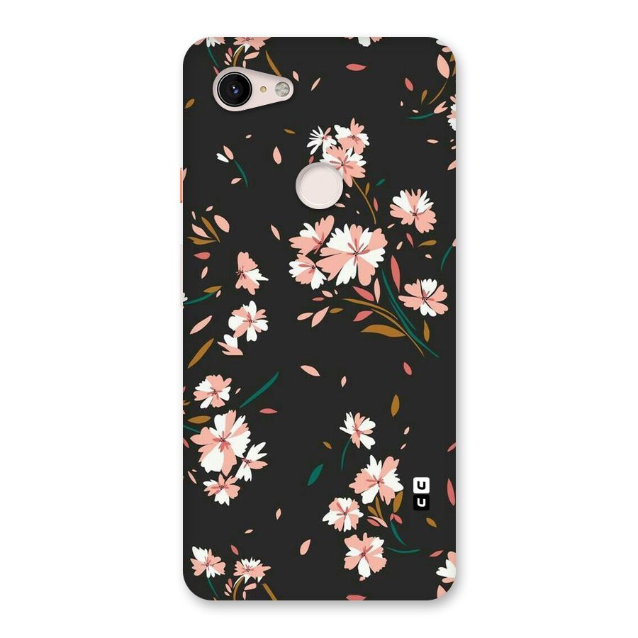 Floral Petals Peach Back Case for Google Pixel 3 XL