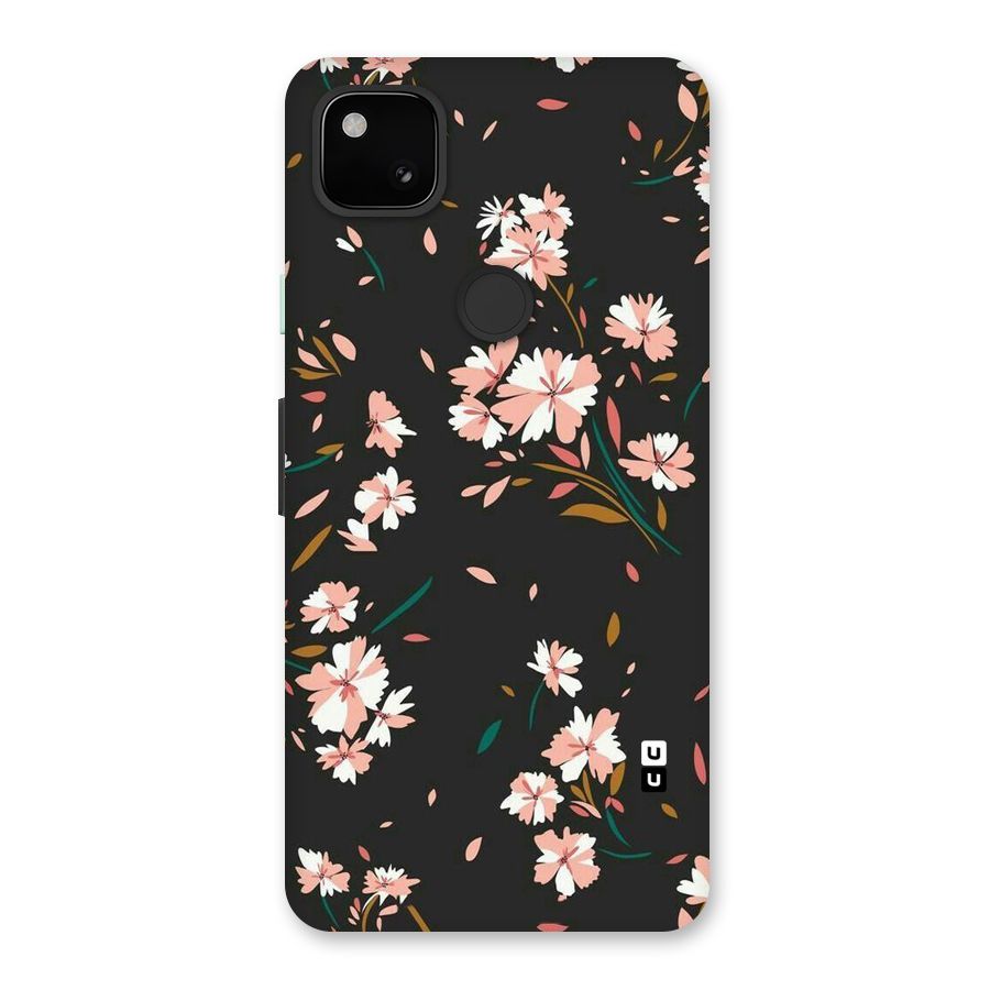 Floral Petals Peach Back Case for Google Pixel 4a