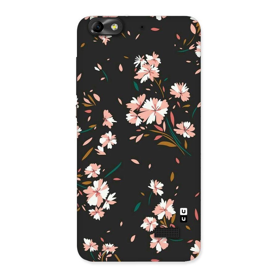 Floral Petals Peach Back Case for Honor 4C