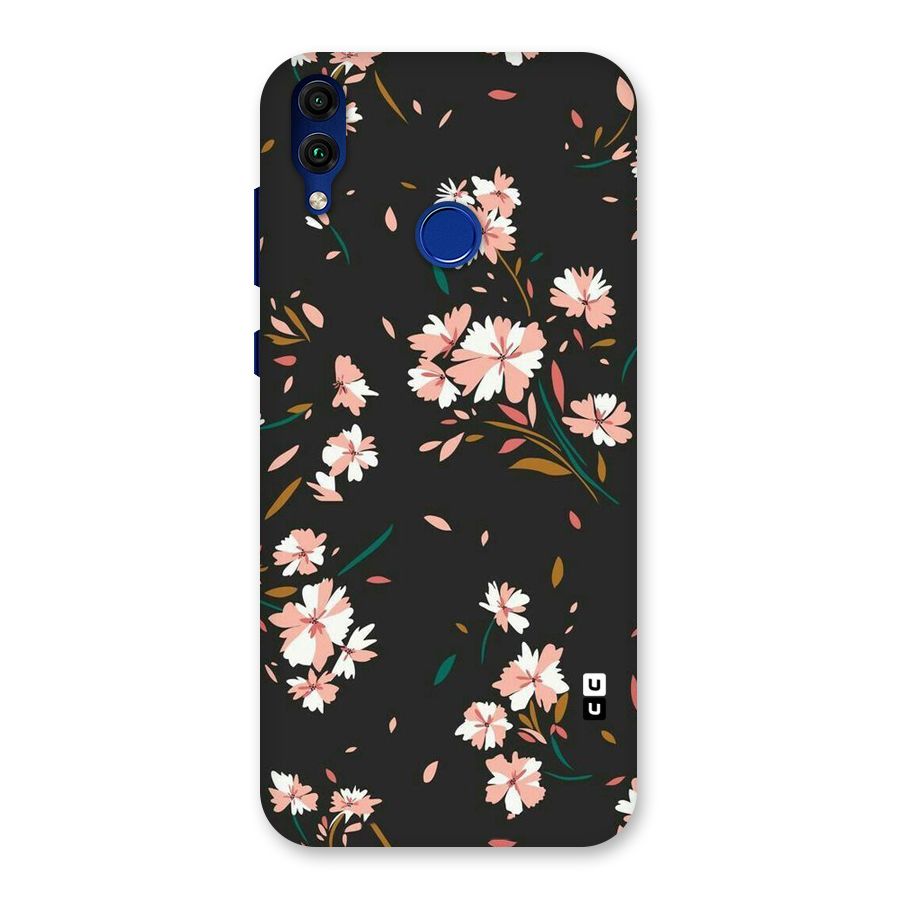 Floral Petals Peach Back Case for Honor 8C