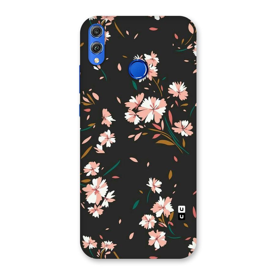 Floral Petals Peach Back Case for Honor 8X