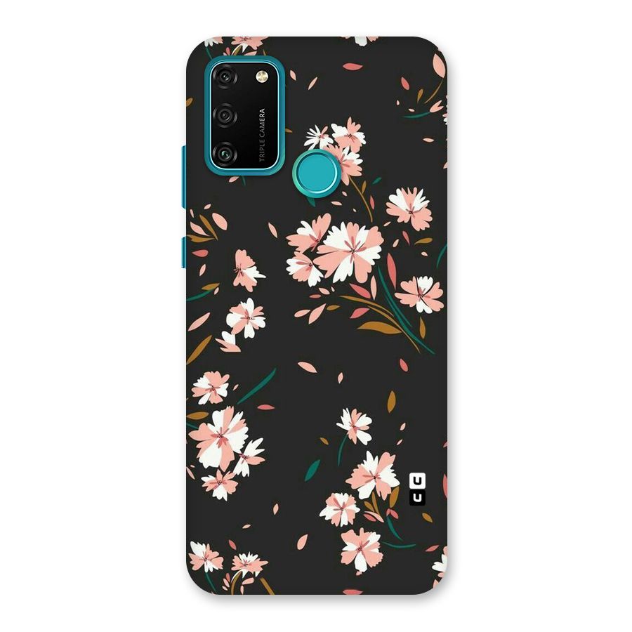 Floral Petals Peach Back Case for Honor 9A
