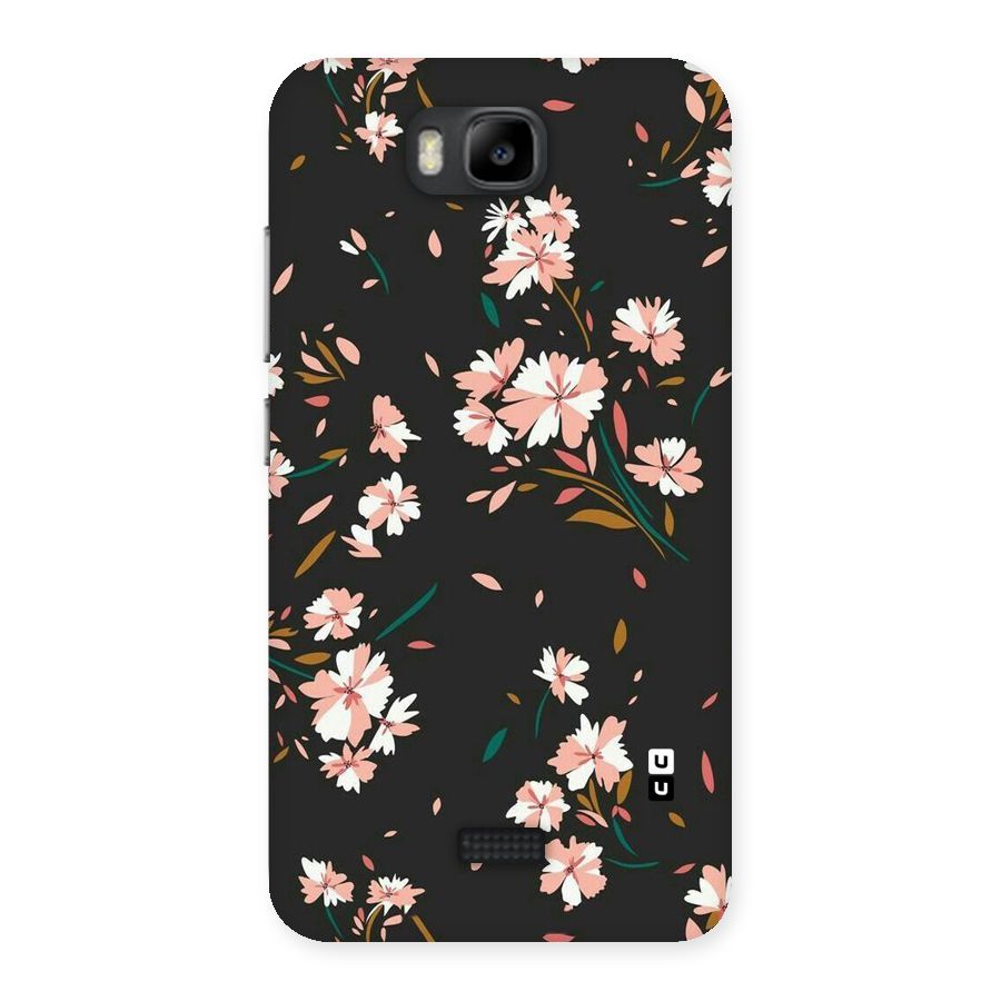 Floral Petals Peach Back Case for Honor Bee