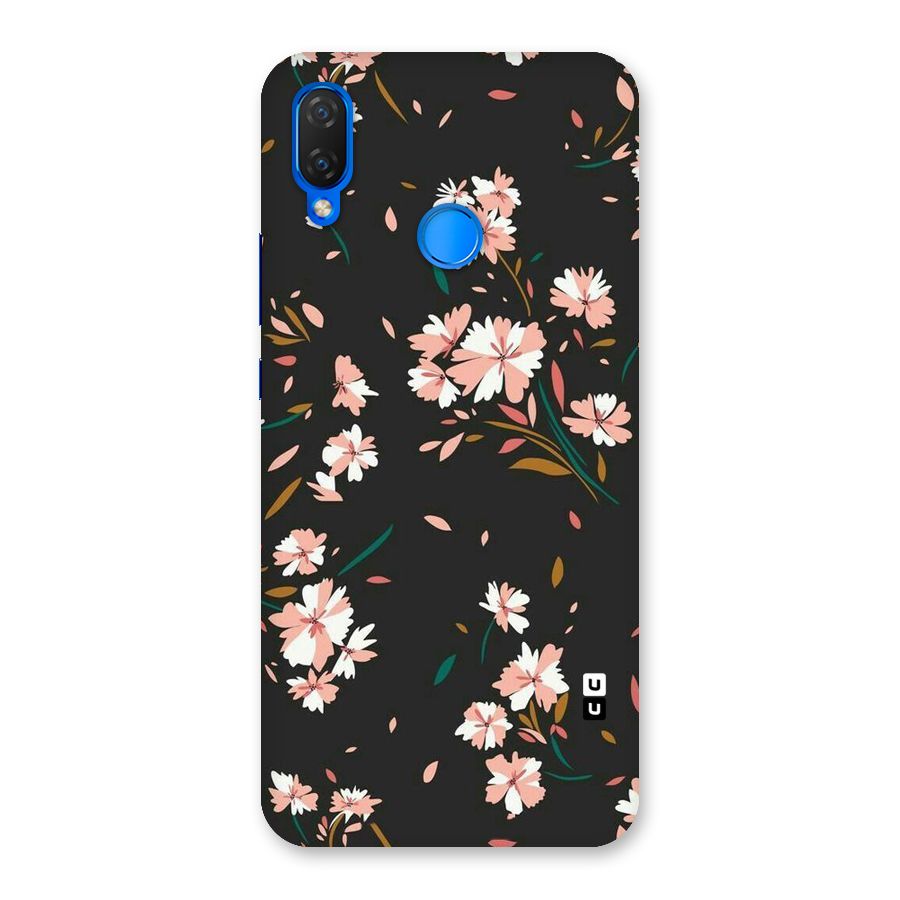 Floral Petals Peach Back Case for Huawei P Smart+