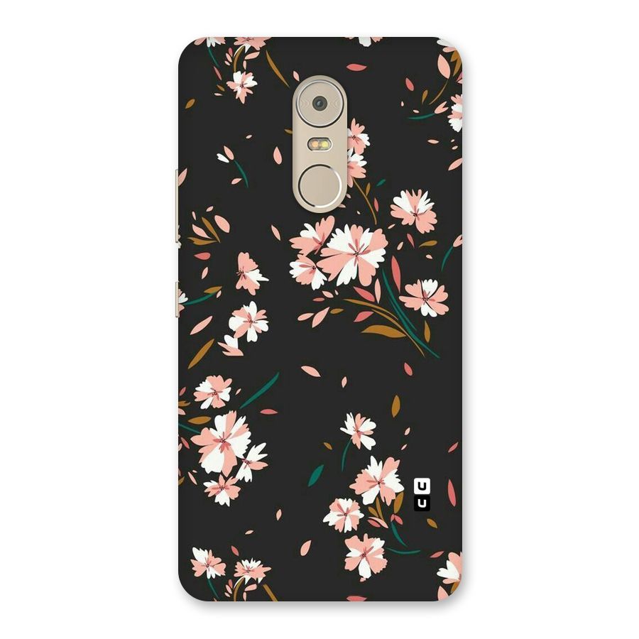 Floral Petals Peach Back Case for Lenovo K6 Note