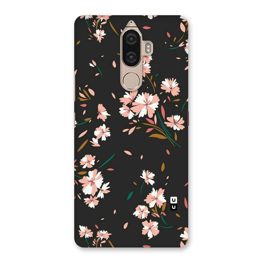 Floral Petals Peach Back Case for Lenovo K8 Note