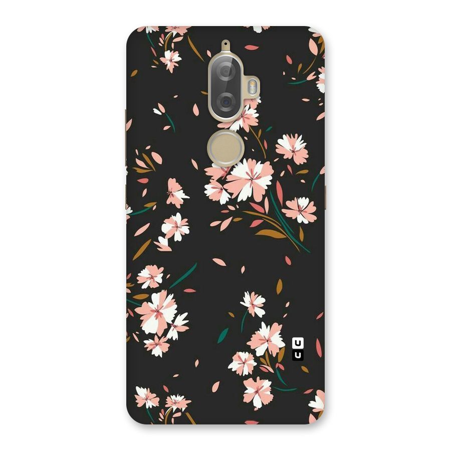 Floral Petals Peach Back Case for Lenovo K8 Plus
