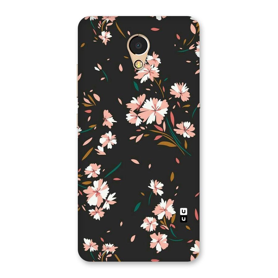 Floral Petals Peach Back Case for Lenovo P2