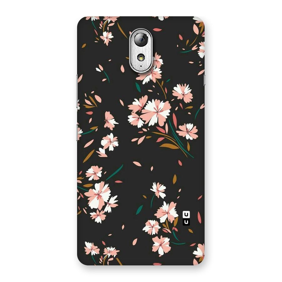 Floral Petals Peach Back Case for Lenovo Vibe P1M