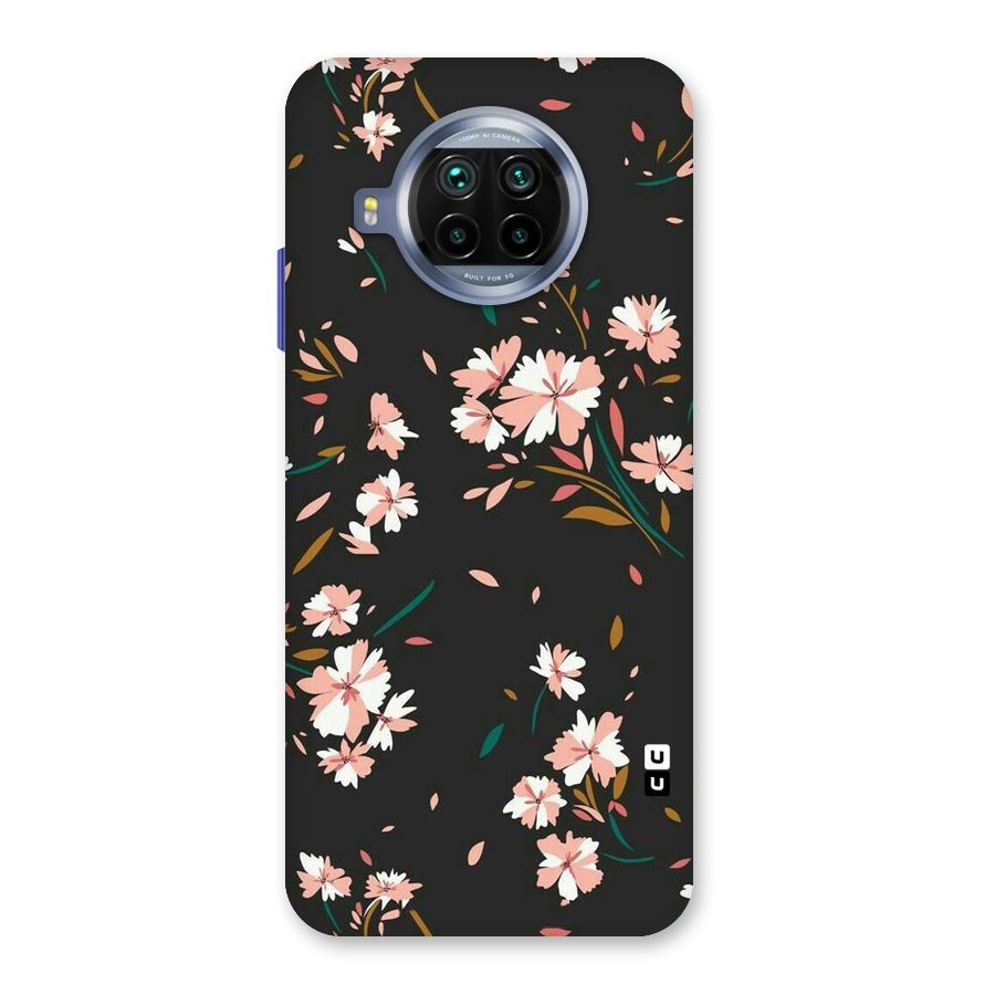 Floral Petals Peach Back Case for Mi 10i