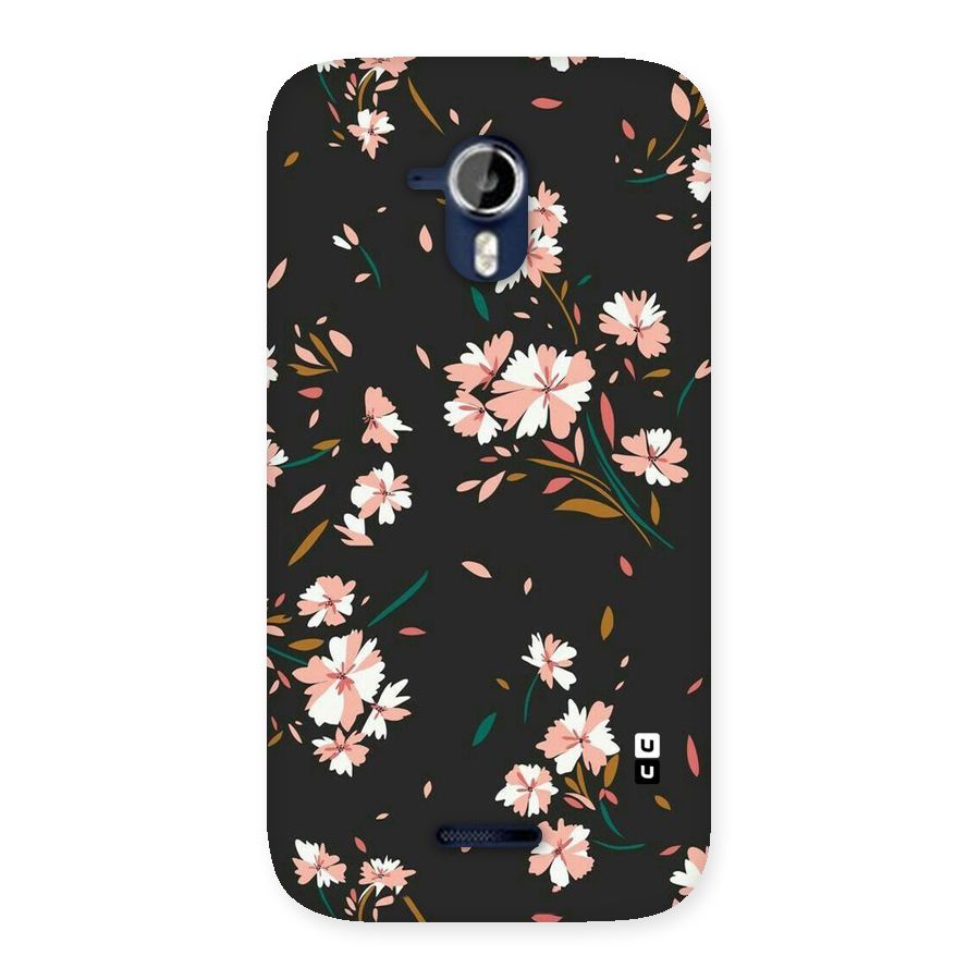 Floral Petals Peach Back Case for Micromax Canvas Magnus A117
