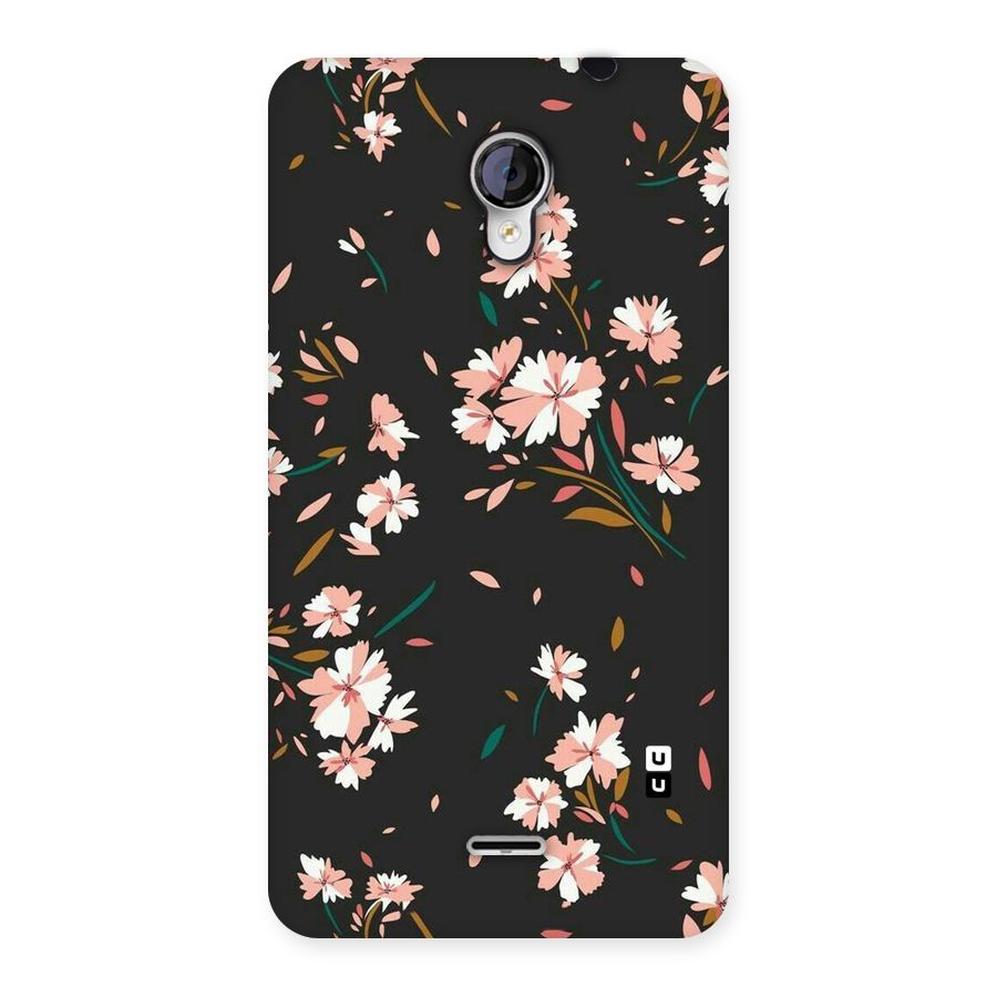 Floral Petals Peach Back Case for Micromax Unite 2 A106