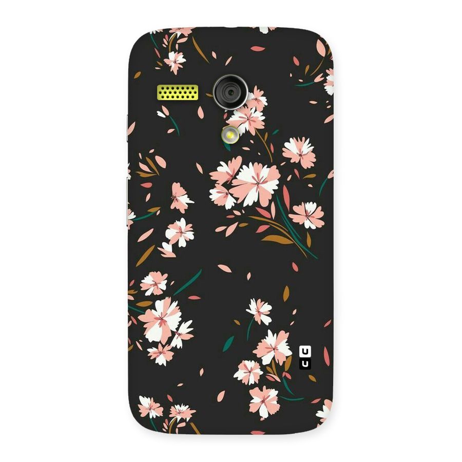 Floral Petals Peach Back Case for Moto G