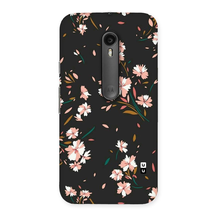 Floral Petals Peach Back Case for Moto G3