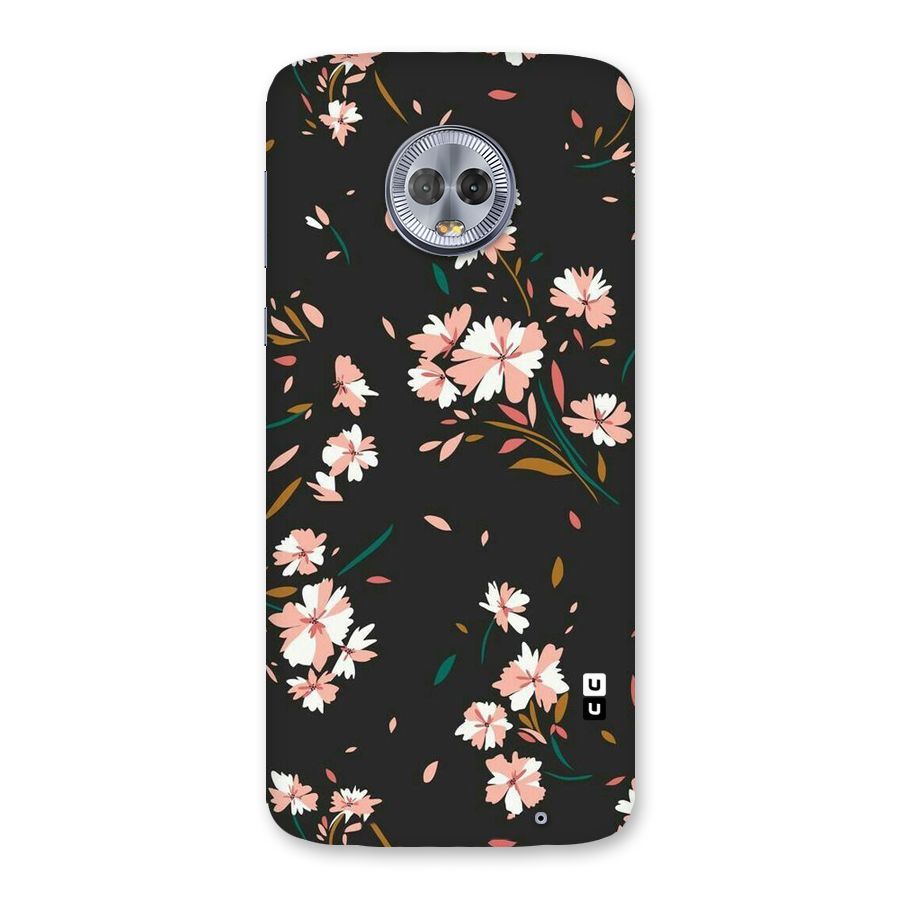 Floral Petals Peach Back Case for Moto G6 Plus