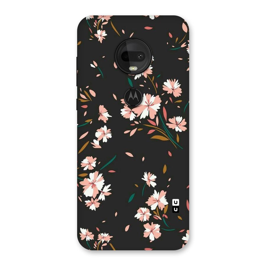 Floral Petals Peach Back Case for Moto G7