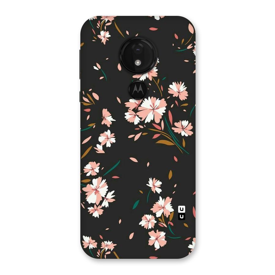 Floral Petals Peach Back Case for Moto G7 Power