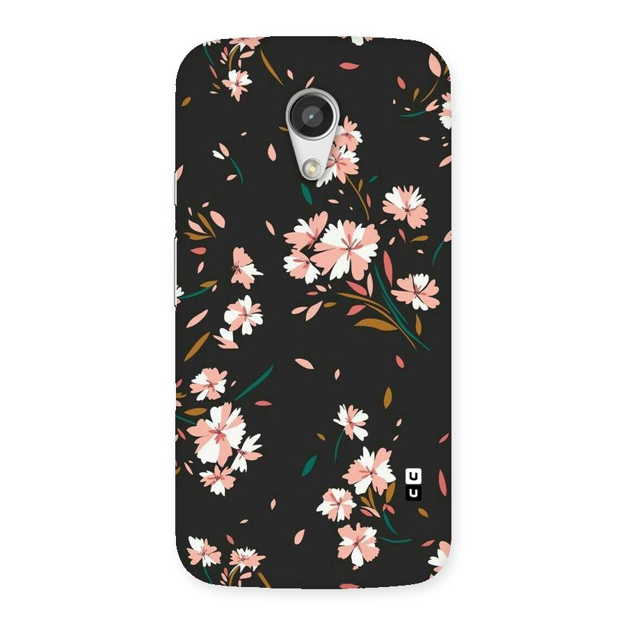 Floral Petals Peach Back Case for Moto G 2nd Gen