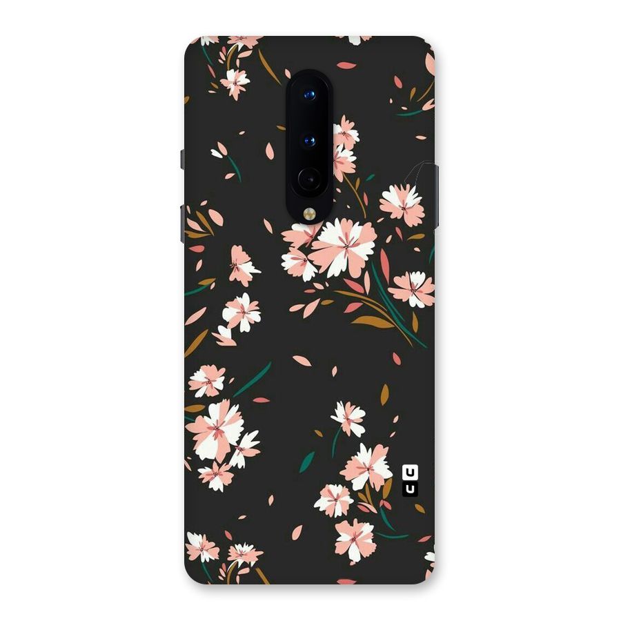 Floral Petals Peach Back Case for OnePlus 8