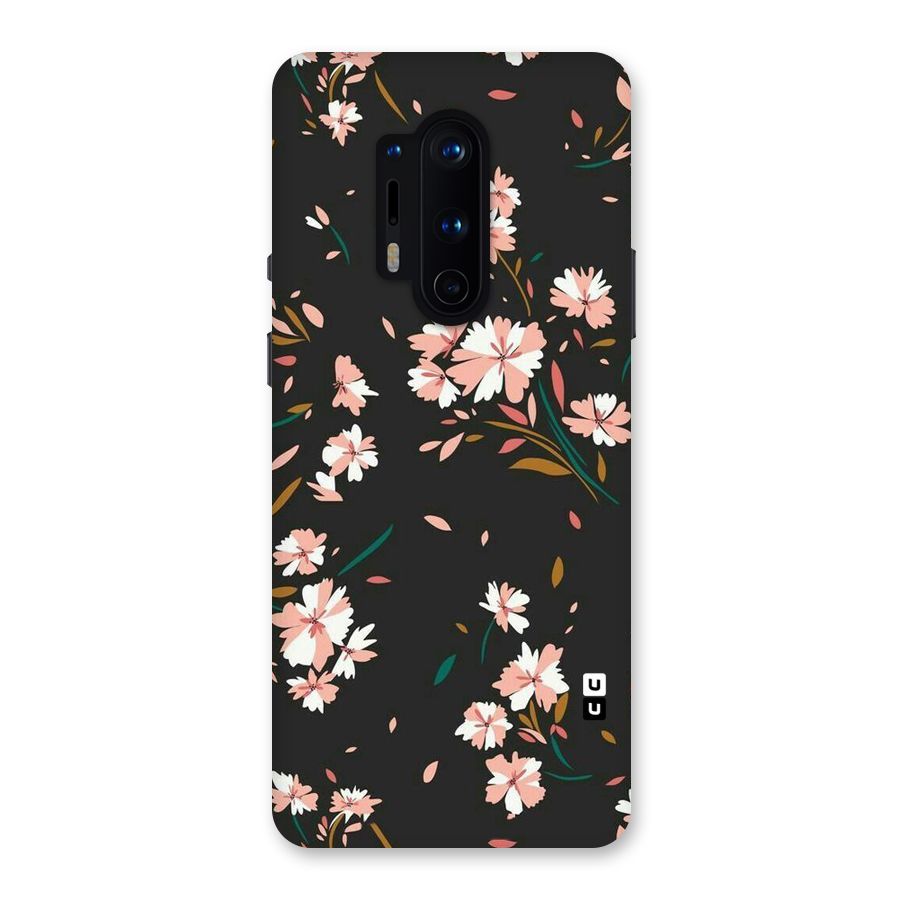Floral Petals Peach Back Case for OnePlus 8 Pro