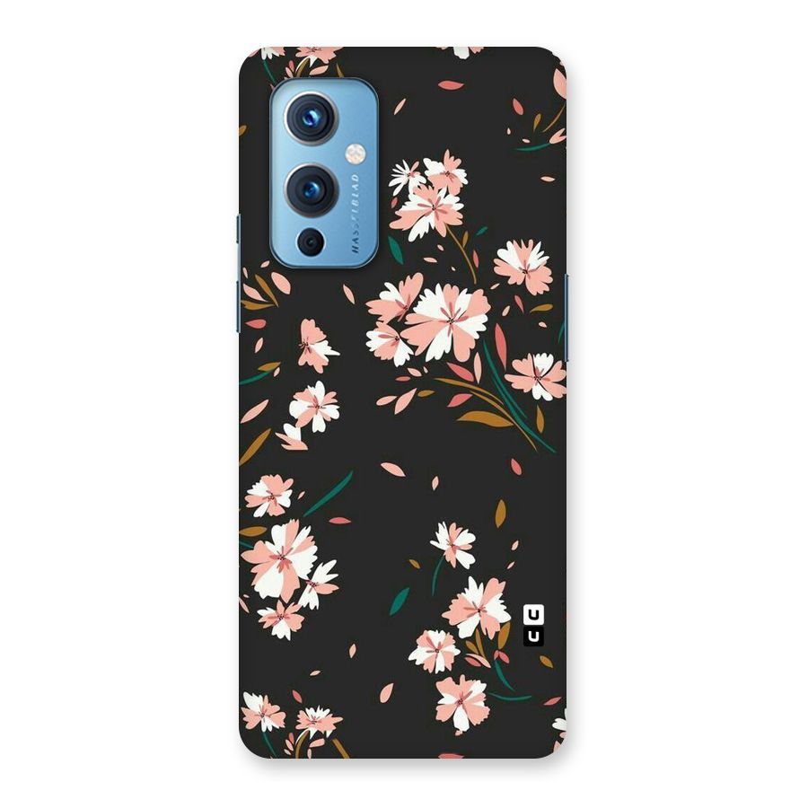 Floral Petals Peach Back Case for OnePlus 9