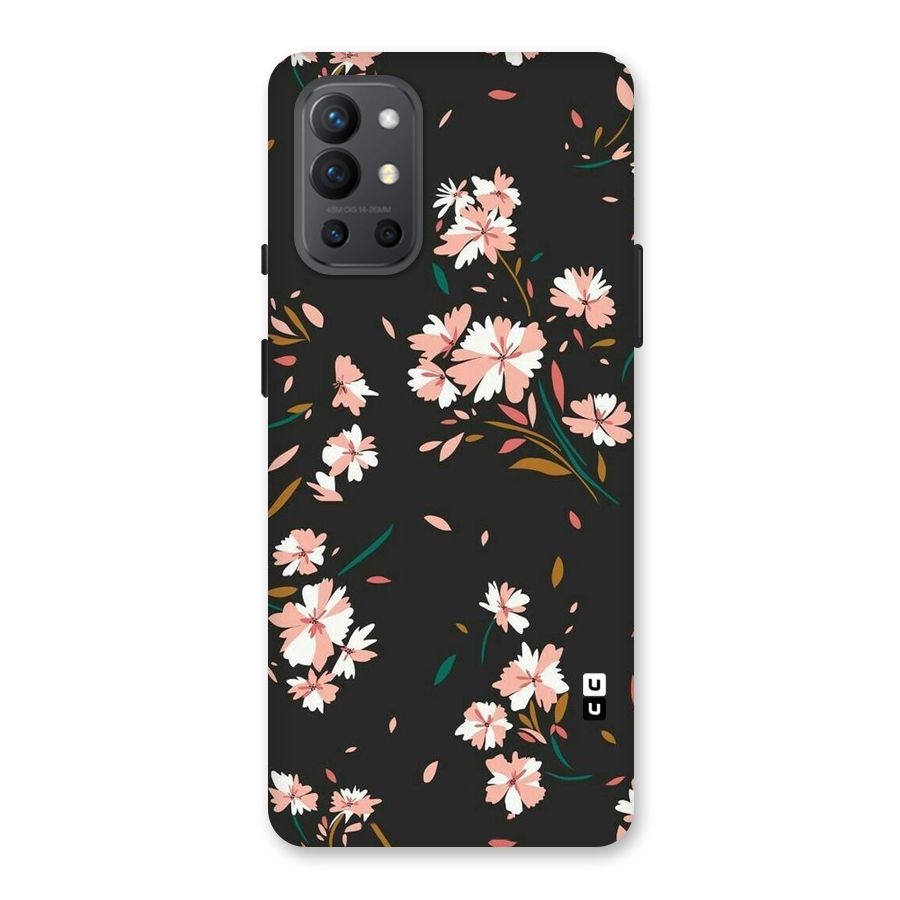 Floral Petals Peach Back Case for OnePlus 9R