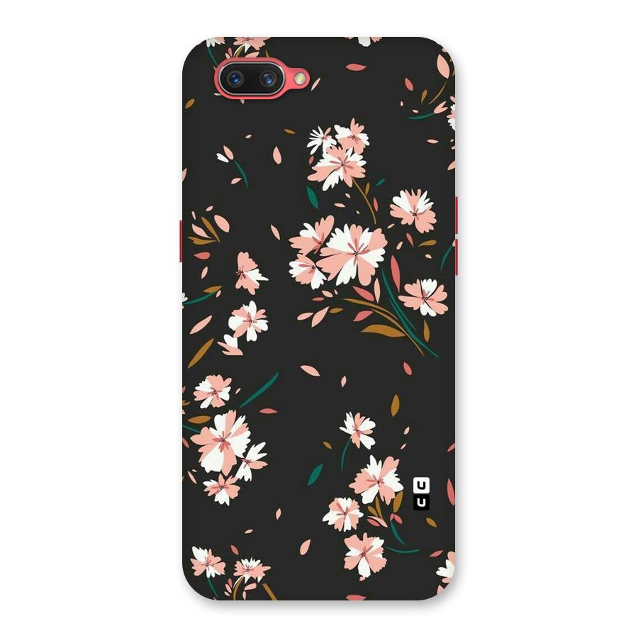 Floral Petals Peach Back Case for Oppo A3s