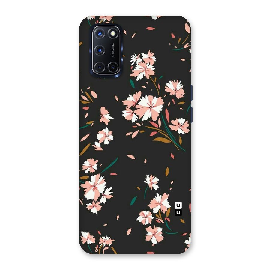 Floral Petals Peach Back Case for Oppo A52