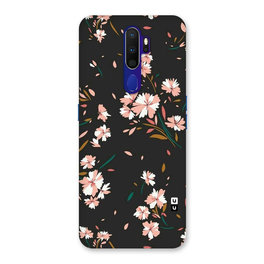 Floral Petals Peach Back Case for Oppo A9 (2020)