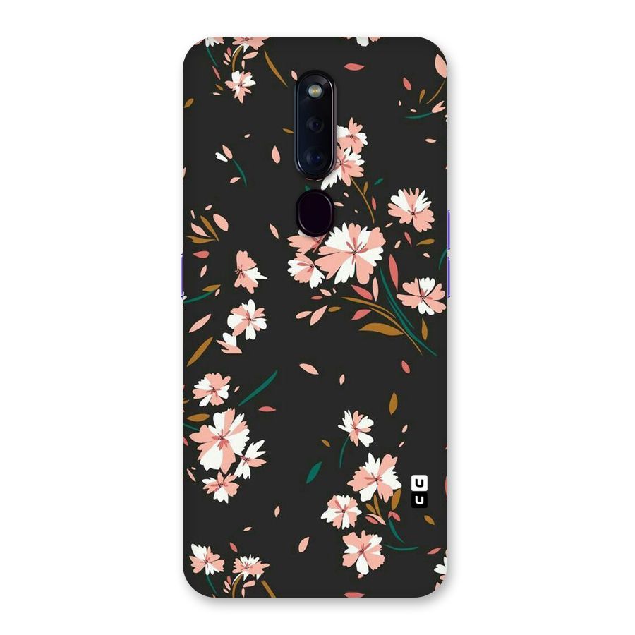 Floral Petals Peach Back Case for Oppo F11 Pro