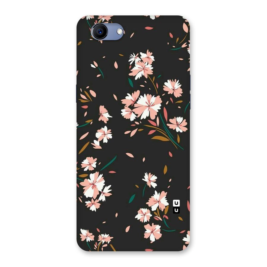 Floral Petals Peach Back Case for Oppo Realme 1