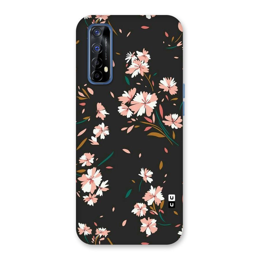 Floral Petals Peach Back Case for Realme 7