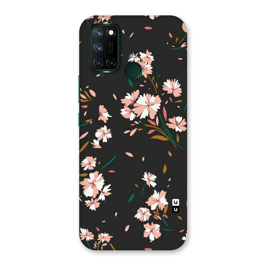 Floral Petals Peach Back Case for Realme 7i