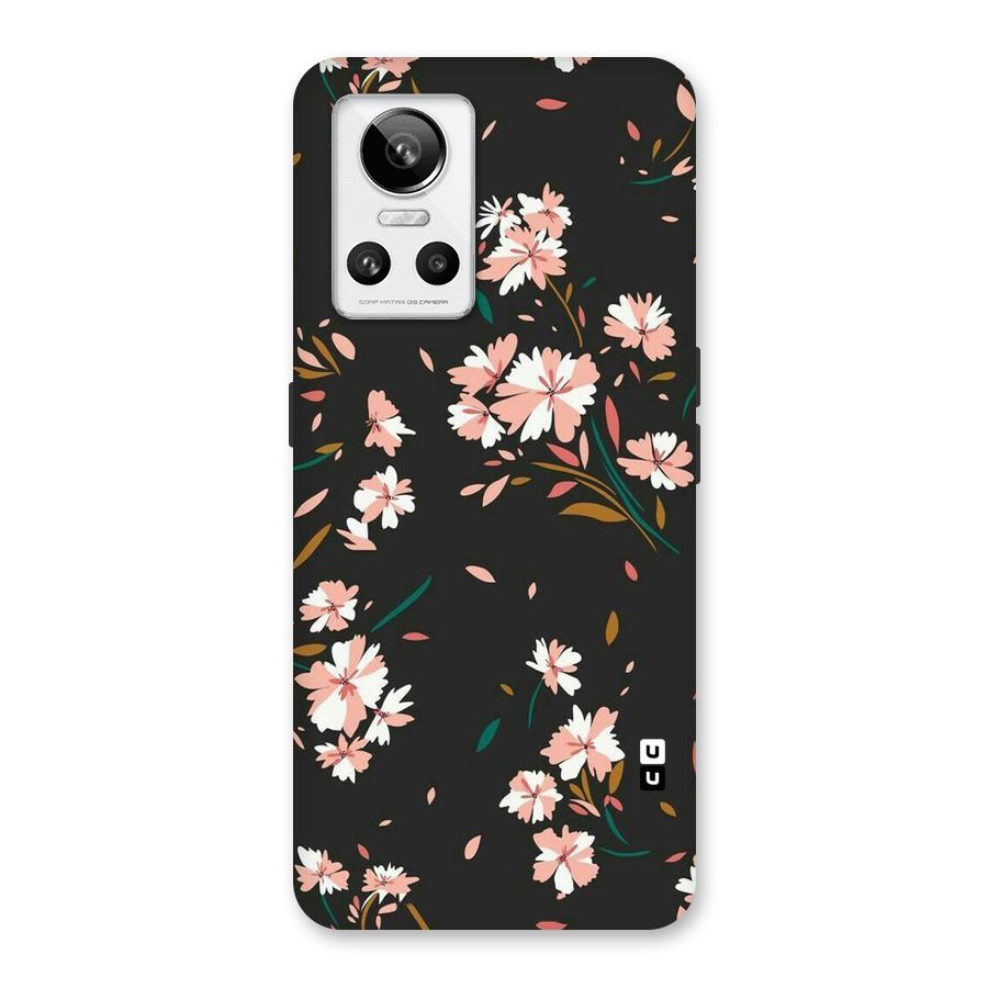 Floral Petals Peach Back Case for Realme GT Neo 3