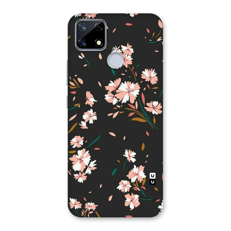 Floral Petals Peach Back Case for Realme Narzo 20